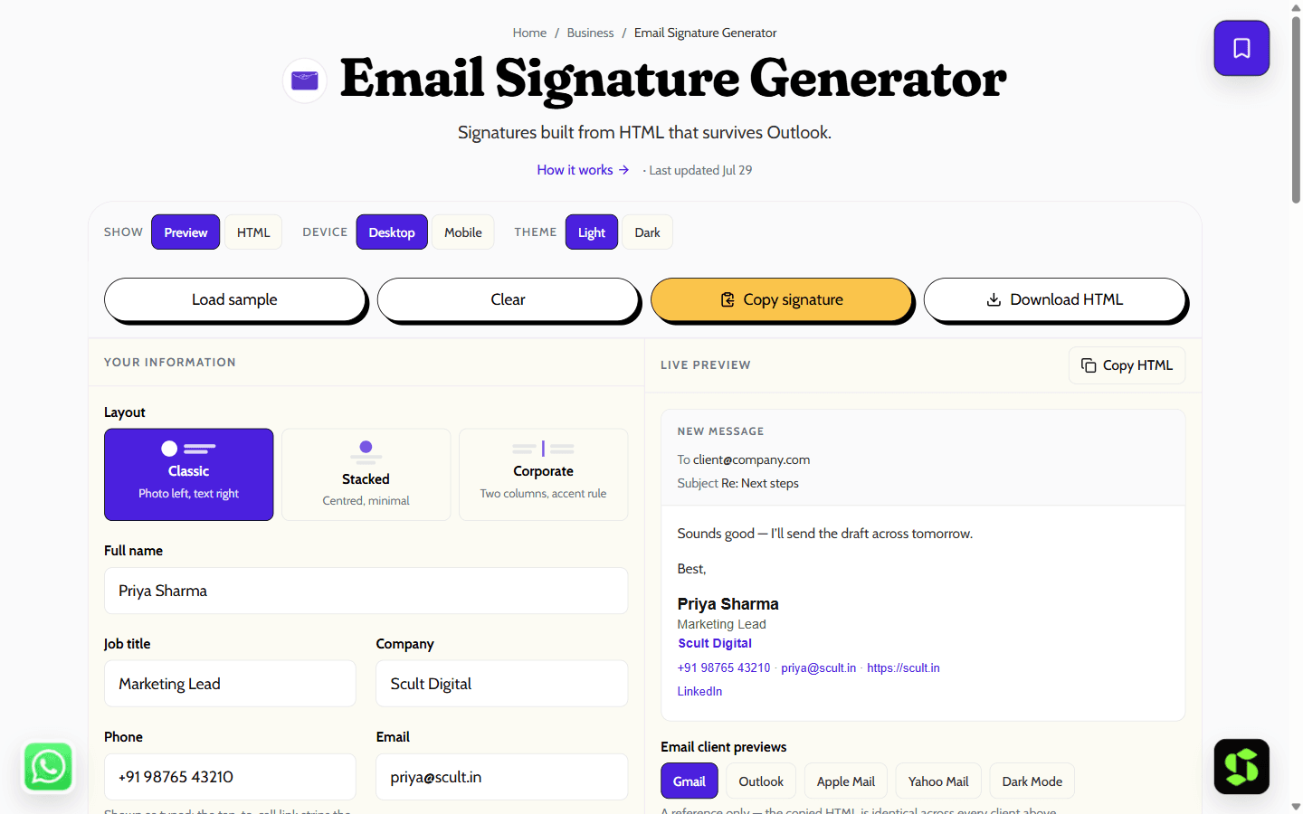 How to Create a Professional Email Signature (2026)