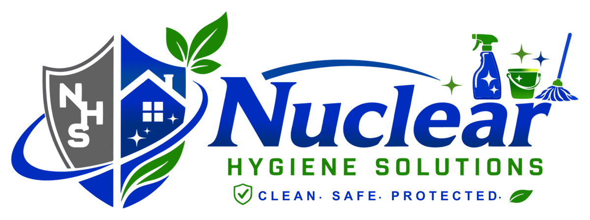 Nuclear Hygiene Solutions logo — Clean. Safe. Protected.
